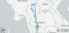  Ervaar de hoogtepunten van Thailand (16 dagen) - 7 bestemmingen 