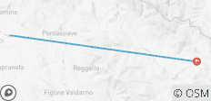 Franziskusweg - Florenz nach Chiusi della Verna (8 Tage) - 2 Destinationen 