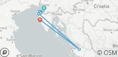  Kurzurlaub Triest - Porec (5 Tage) - 9 Destinationen 