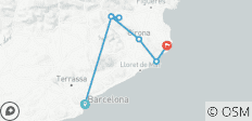  Klassische Katalonien Radtour (7 Tage) - 7 Destinationen 