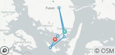 Rallies Funen - Vacaciones ciclistas en el Mar del Sur danés (6 días) - 6 destinos 