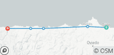  Noordelijke Jakobusroute van Gijón naar Ribadeo (9 dagen) - 5 bestemmingen 