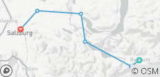  Recorrido por los lagos del Salzkammergut y Salzburgo - circuito corto (5 días) - 6 destinos 