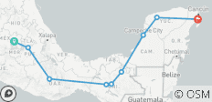  Découvrir les points forts du Mexique (19 jours) - 10 destinations 