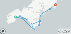  Cornwall - South West Coastal Path: From Penzance to Mevagissey 8 Days - 10 destinations 
