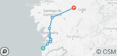  Portugiesischer Jakobsweg von Baiona nach Santiago (8 Tage) - 9 Destinationen 