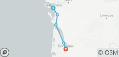  Atlantic Coast - Vélodyssée From La Rochelle to Bordeaux 8 Days - 5 destinations 