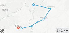  Lahn-Radweg: Der Klassiker ab der Lahnquelle (8 Tage) - 7 Destinationen 