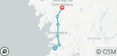  Portugiesischer Jakobsweg von Vigo nach Santiago (7 Tage) - 6 Destinationen 