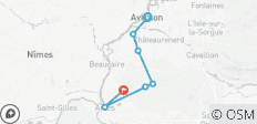  Tour à vélo d\'Avignon à Arles (5 jours) - 7 destinations 