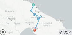  De la côte adriatique à la côte ionienne et aux trésors de Taras (8 jours) - 8 destinations 