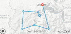  Obwaldner Höhenweg - Die Höhepunkte der Zentralschweiz (8 Tage) - 7 Destinationen 
