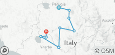  Umbría - En bicicleta por el corazón verde de Italia, de Perugia a Orvieto (8 días) (8 días) - 9 destinos 