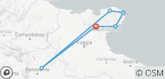  Tour à vélo du Gargano (8 jours) - 6 destinations 