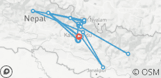  Langtang Trek over Laurebina Pass1 6 Days - 25 destinations 