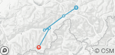  Gletsjer Fietstocht West (5 dagen) - 2 bestemmingen 