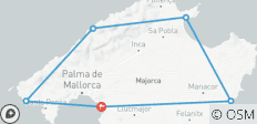  Mallorca Round Trip - a Tour Around the largest Balearic Island 7 Days - 6 destinations 