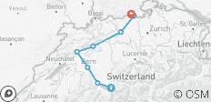  Aare Route Interlaken - Bad Zurzach 7 Days - 8 destinations 