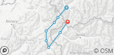  Hoogtepunten van de Tour Mont Blanc (8 dagen) - 8 bestemmingen 