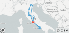  Italien Kostprobe - 11 Tage - 15 Destinationen 