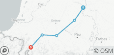  the Way of St. James, From Aire-sur-l\'Adour to the Pyrenees9 Days - 5 destinations 