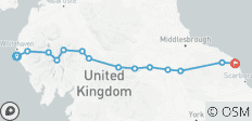  England - Coast to Coast : From St. Bees to Robin Hoods Bay1 8 Days - 14 destinations 