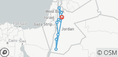  Taste of Jordan Adventure Tour 8 Days - 10 destinations 