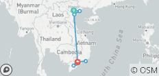  Vietnam- die Highlights von Norden nach Süden in 15 Tagen (15 Tage) - 10 Destinationen 