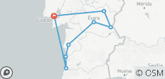  Guided Cycle Tour: The Castles and Beaches of Portugal 8 Days - 8 destinations 