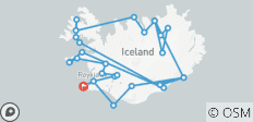  Die Vollkommene Runde durch Island (29 Tage) - 31 Destinationen 