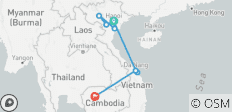  Découvrir les points forts du Vietnam et du Cambodge (14 jours) - 9 destinations 