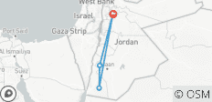  Trekking à Petra &amp; Wadi Rum (8 jours) - 4 destinations 