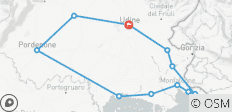  Rondreis door Friuli vanaf Udine (8 dagen) - 11 bestemmingen 