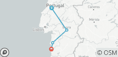  Portugals Vielfalt - 3-Regionen-Tour (8 Tage) - 4 Destinationen 