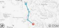  Franziskusweg - Rieti nach Subiaco (7 Tage) - 6 Destinationen 