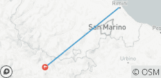  Camino de San Francisco - De Rímini a Chiusi della Verna (8 días) - 2 destinos 