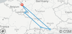  Eifelerlebnis : Aachen - Trier (7 jours) - 6 destinations 