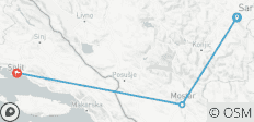  Sarajevo to Split - 4 days - 3 destinations 