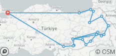 Turquía Oriental Desde Estambul - 14 días - 22 destinos 