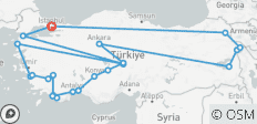  Turquía Abarcada - 19 días - 22 destinos 