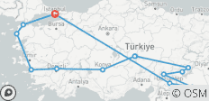  Turkey From West to East - 13 days - 14 destinations 