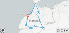  11 days Morocco tours from Casablanca to the Sahara - 13 destinations 