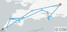 L\'île de Wight, Stonehenge, les Cornouailles et la côte sud - 7 jours - Petit groupe - 13 destinations 