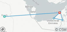  KSA &amp; UAE: From Riyadh to the Rising Towers - 12 destinations 