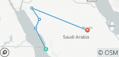  KSA : Coastal Breezes, Desert Mysteries, and Urban Dreams - 13 destinations 