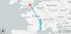  Spektakulärer Süden Frankreichs mit London 2027 - 14 Tage - 9 Destinationen 