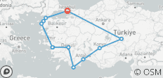  Premium – Turkije diepgaand (22 bestemmingen) - 13 bestemmingen 