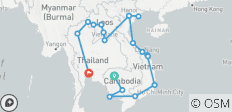  Siem Reap to Bangkok: Sandy Beaches, City Life &amp; Street Food - 19 destinations 