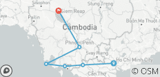  De Vietnam a Camboya: Ciudad Ho Chi Minh, Siem Reap y chiringuitos de playa - 6 destinos 