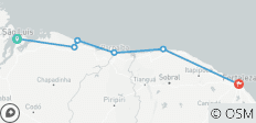  Brasilien: São Luís, Barreirinhas, Atins, Parnaíba, Jericoacoara &amp; Fortaleza - 9 Tage - 6 Destinationen 